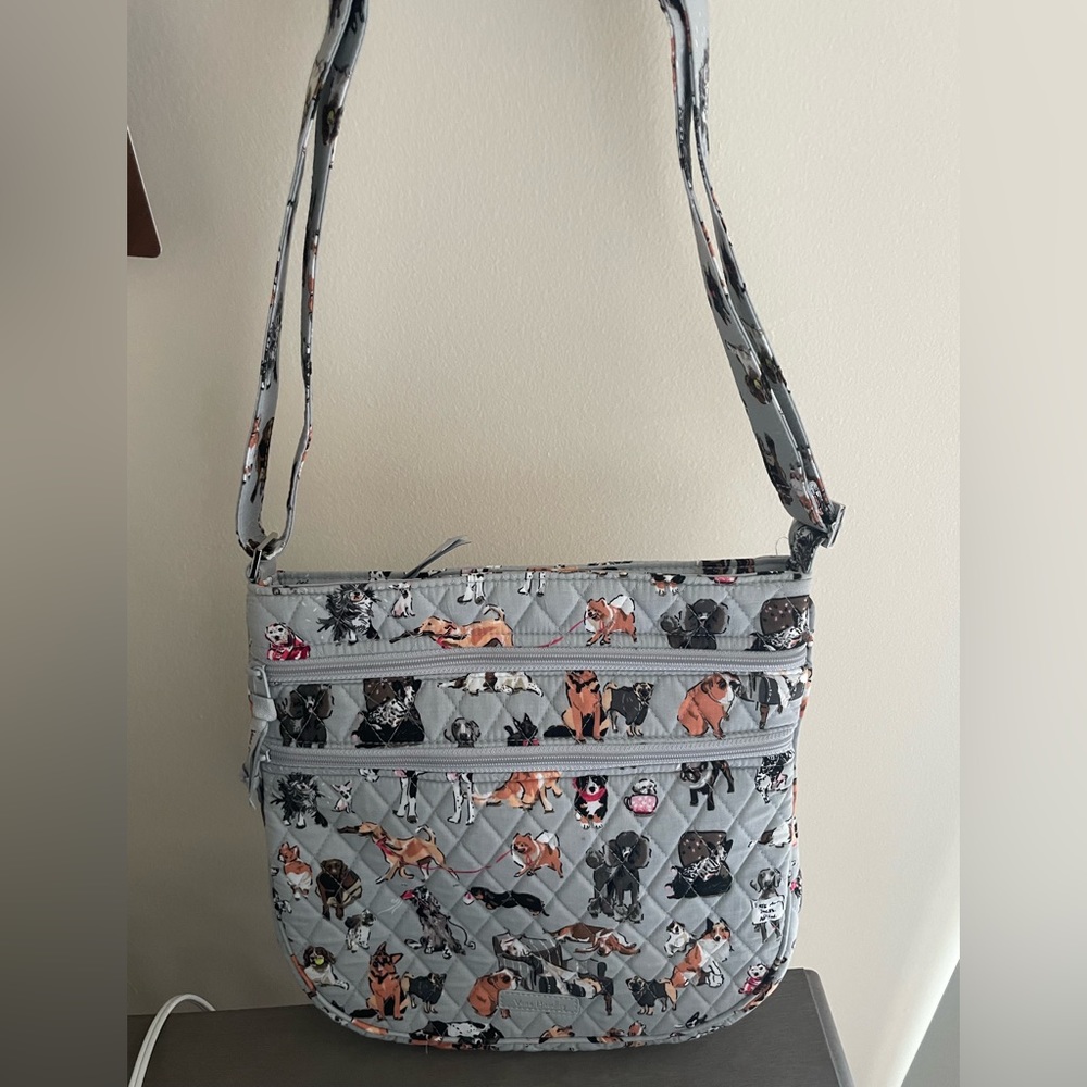 Vera Bradley triple compartment crossbody -Dog Show